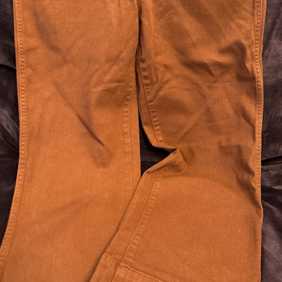 Quince Stretch Cotton Twill Wide-Leg Crop Pant Size 26 - Picture 2 of 5